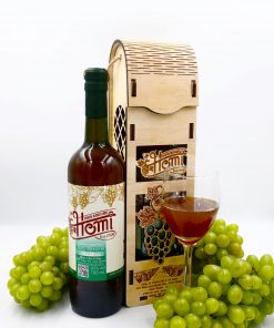 Rượu nho hộp gỗ 1 chai